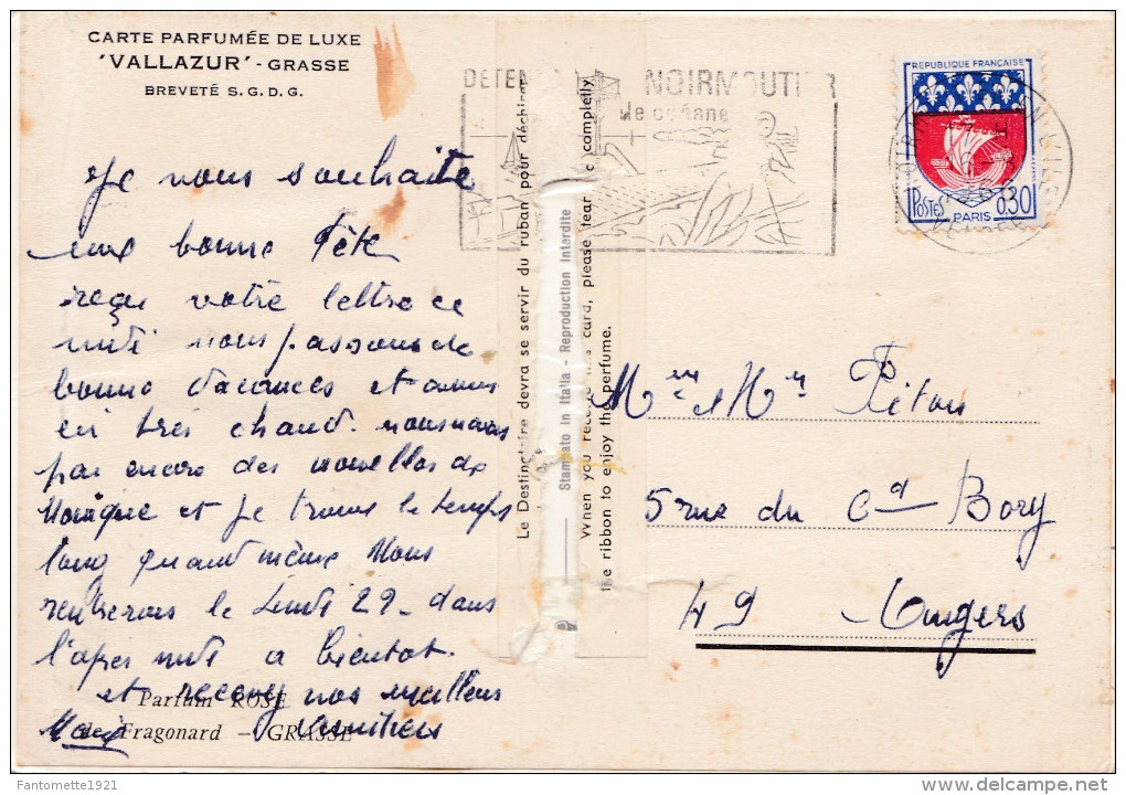 LE DE NOIRMOUTIER" EN MEDAILLON" CARTE PARFUMEE DE LUXE  (dil181) - Ile De Noirmoutier