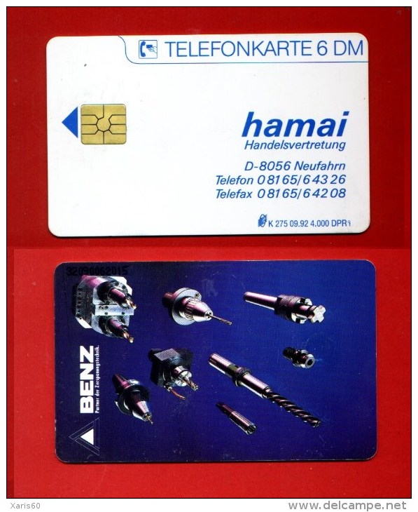 GERMANY: K-275 09/92  "Hamai Handelsvertretung" Used. (4.000ex) - K-Series : Série Clients