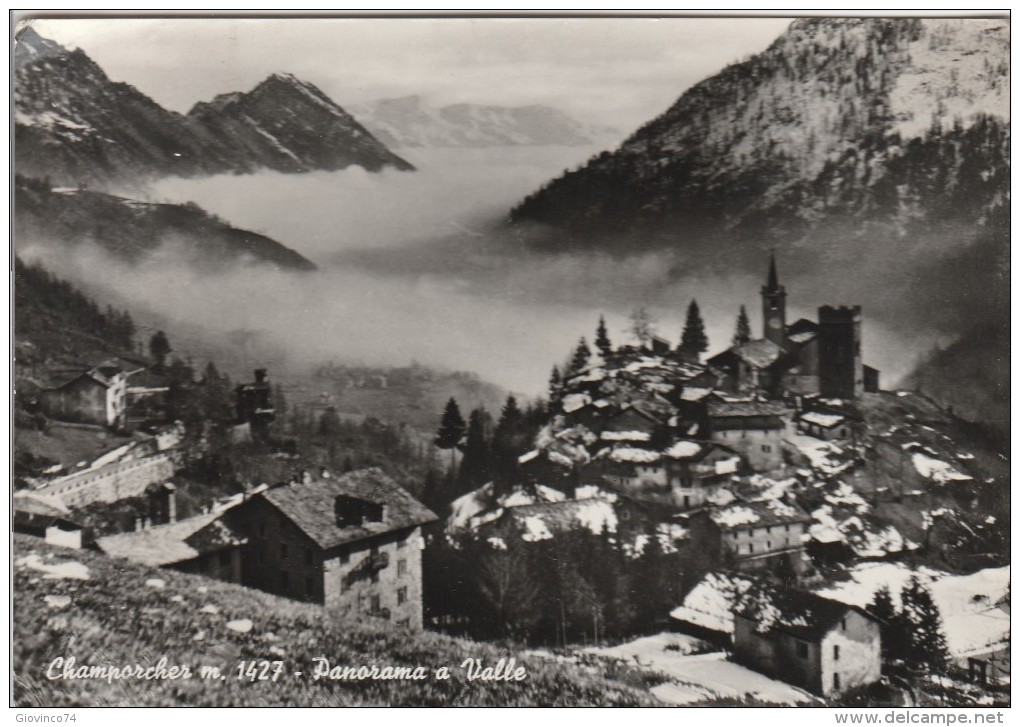 AOSTA -  CHAMPORCHER - PANORAMA E VALLE - Aosta