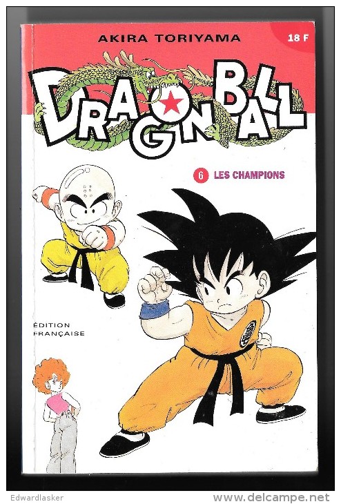 BD DRAGONBALL (kiosque) N°6 : Les Champions - Editions Glénat (1) - Mangas Version Française