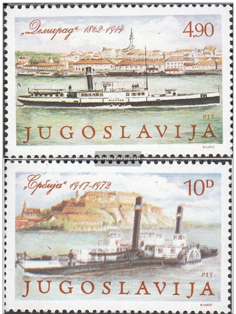 Jugoslawien 1816-1817 (completa Edizione) MNH 1979 Danube Conference In Belgrado - Nuovi