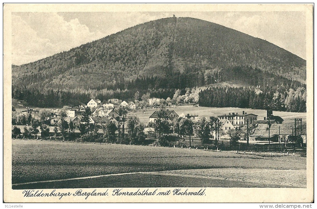 Silésie , WALDENBURGER BERGLAND  HONRADTSTHAL MIT HOCHNALD - Polen