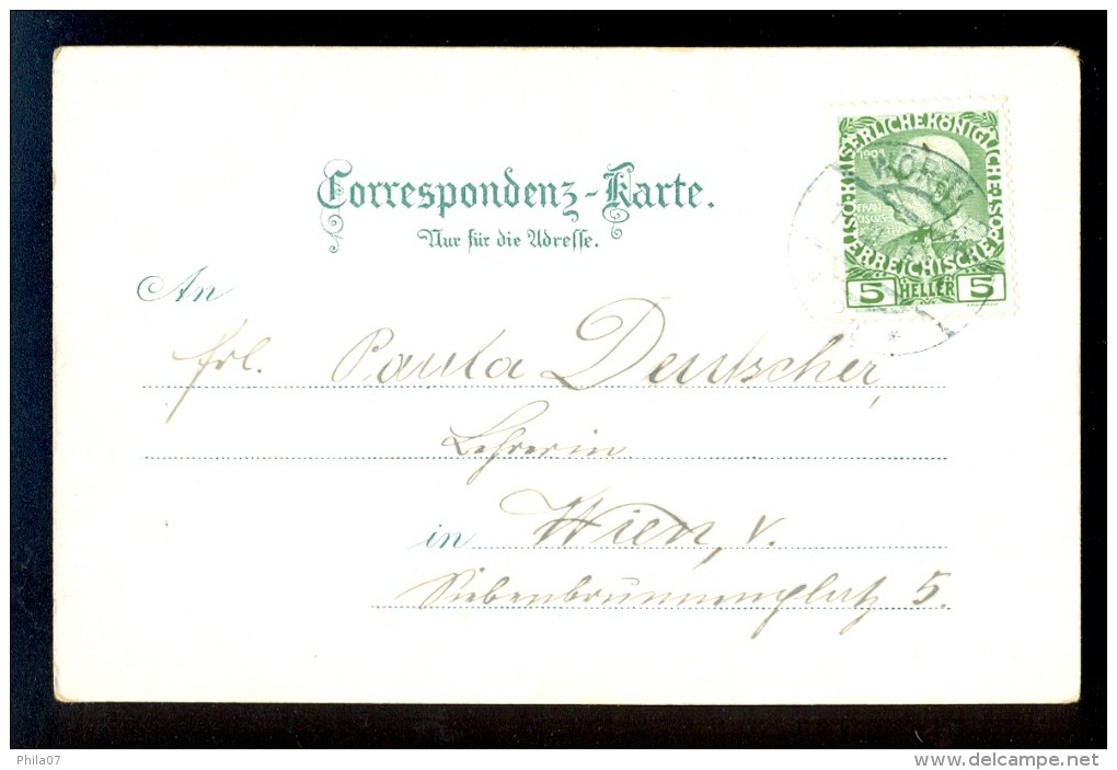 Innsbruck Triumpfpforte / 10836 Verlag B. Lehrburger / Around Year 1904 / Old Postcard Circulated 1911 - Innsbruck