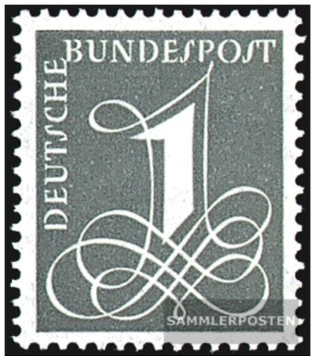 BRD (BR.Deutschland) 285X (completa Edizione), Filigrana 4 MNH 1958 Punto - Ungebraucht