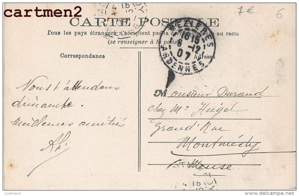 CHARLEVILLE LA DERNIERE AMBULANCE ETABLIE AU PETIT-BOIS PENDANT LA GUERRE 1870-71 08 ARDENNES - Charleville
