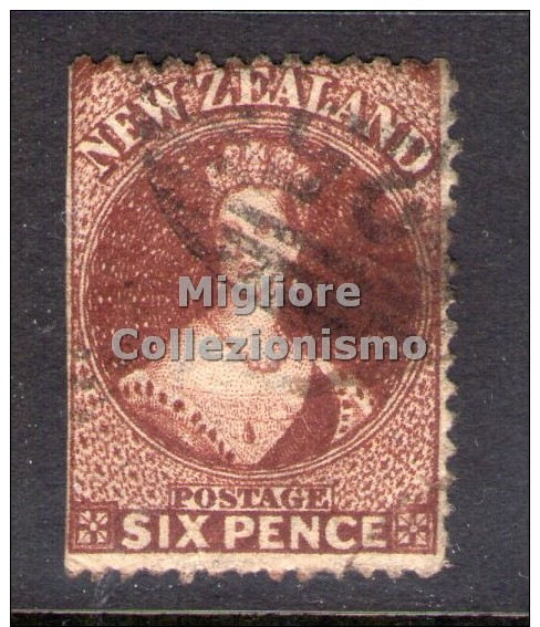 MC 1862 Nouvelle-Zelande 6d  Used - Used Stamps