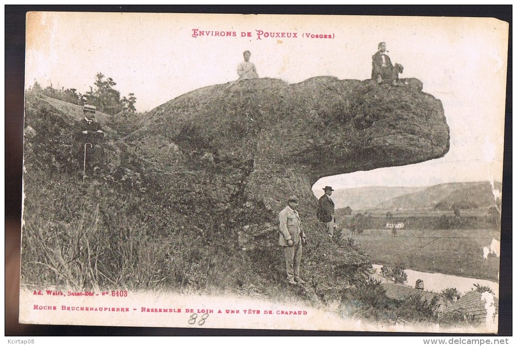 Roche Brucnenaupierre -- Ressemble De Loin à Le Tête D'un Crapaud . - Pouxeux Eloyes