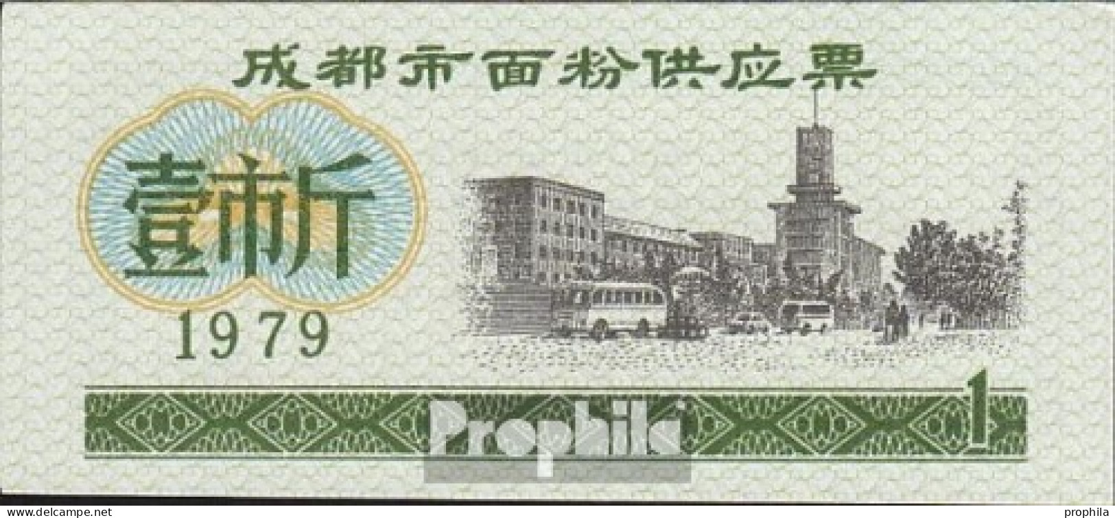 Volksrepublik China Chinesischer Reisgutschein Bankfrisch 1979 1 Jin Palast - China