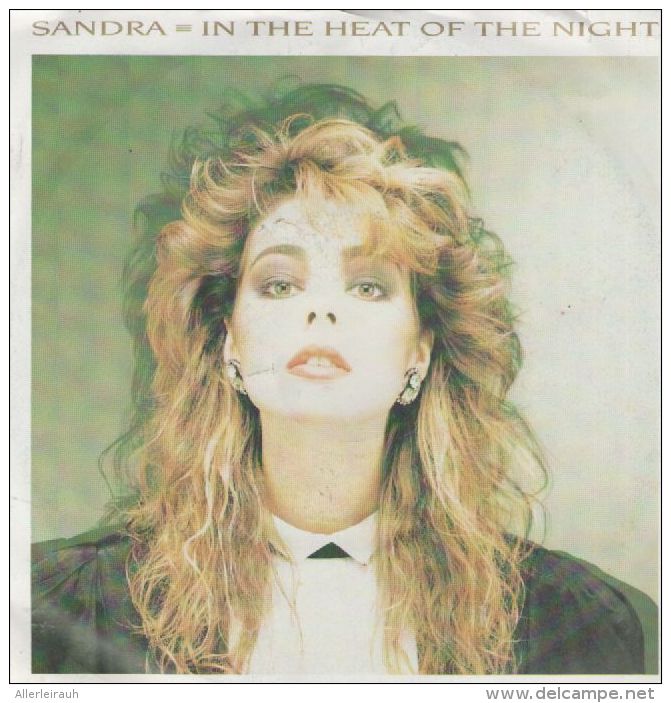 Sandra   : In The Heat Of The Night  / Heatwave (instrumental) - Virgin 107 760 - Disco, Pop