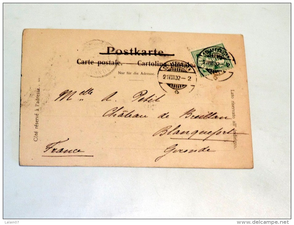 Carte Postale Ancienne : Gruss Aus SCHAFFHAUSEN : Haus Zum Ritter , Timbre 1902 - Sonstige & Ohne Zuordnung