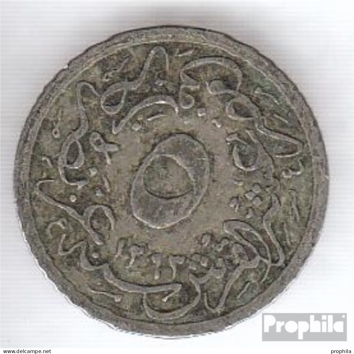 Ägypten KM-Nr. : 291 1293 /30 Sehr Schön Kupfer-Nickel Sehr Schön 1293 5/10 Qirsh Tughra - Aegypten