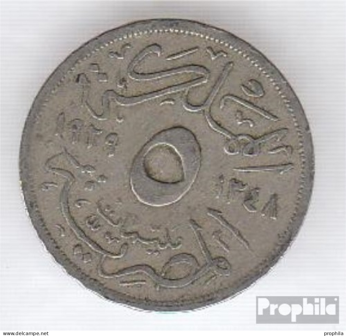 Ägypten KM-Nr. : 346 1929 Sehr Schön Kupfer-Nickel Sehr Schön 1929 5 Milliemes Fuad I. - Egipto