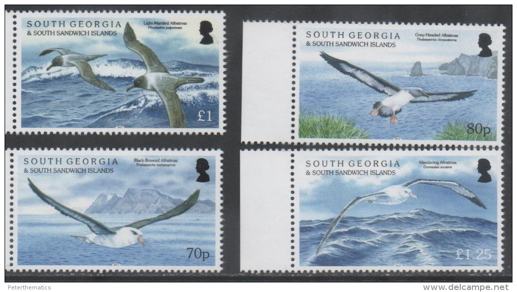 SOUTH GEORGIA ,2015, BIRDS, ALBATROSS, 4v - Andere & Zonder Classificatie