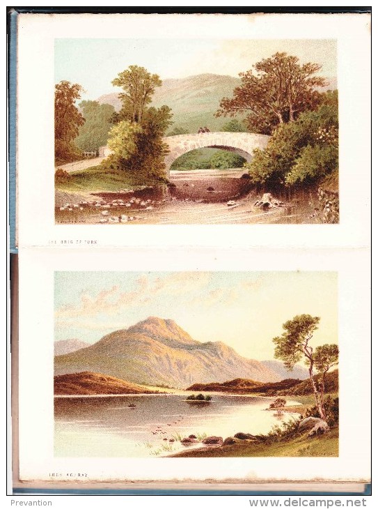 Chromo-view Guide Books - The Trosachs And Loch Katrine - 12 Chromo Views & Guide Book - Livres & Catalogues