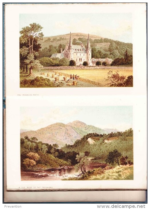 Chromo-view Guide Books - The Trosachs And Loch Katrine - 12 Chromo Views & Guide Book - Livres & Catalogues