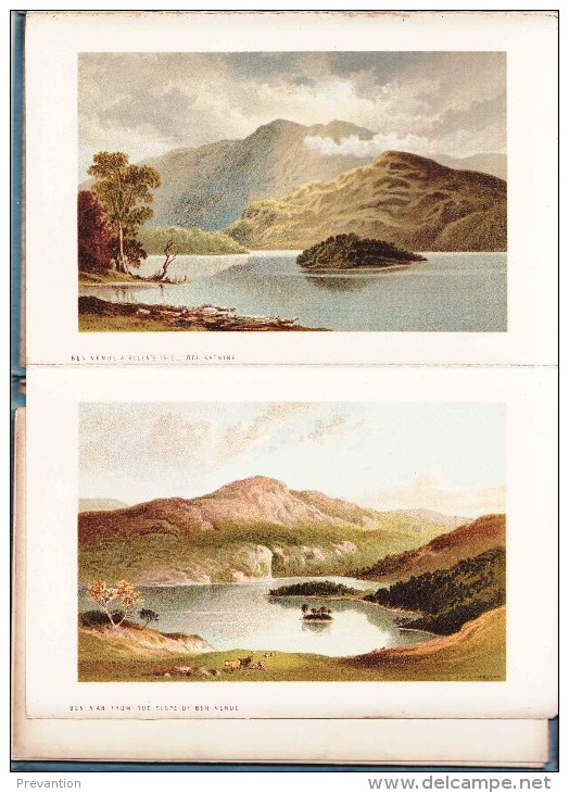 Chromo-view Guide Books - The Trosachs And Loch Katrine - 12 Chromo views & Guide Book