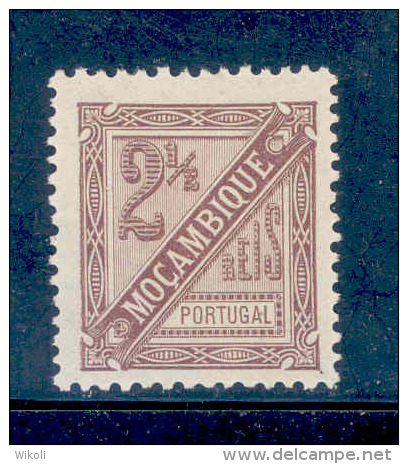 Mozambique - 1893 D. Carlos 2 1/2 R - Af. 28 - MH - Mozambique