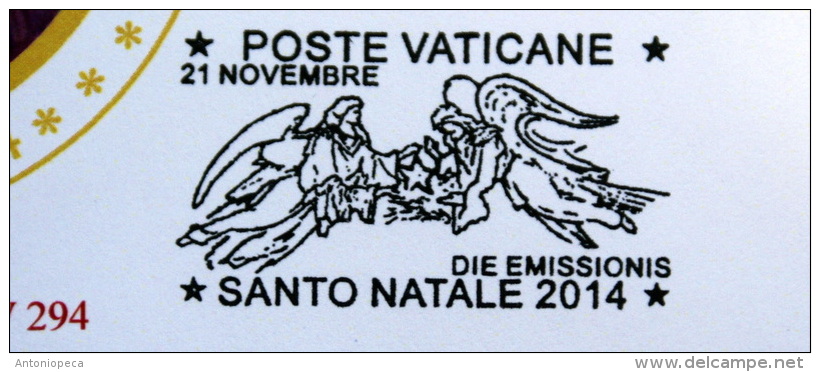 VATICANO 2014 - FDC CHRISTMAS, NOEL, NATALE - Unused Stamps