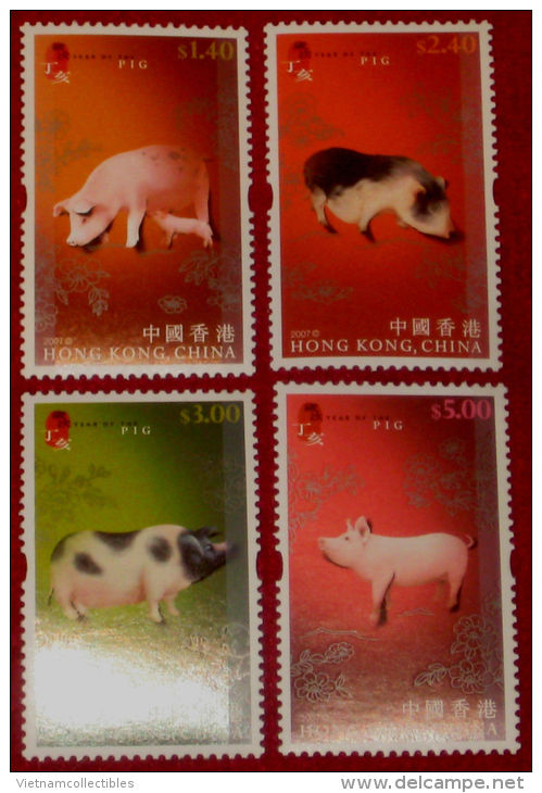 Hongkong Hong Kong MNH Perf Stamps 2007 : New Year Of Pig - Chinese New Year