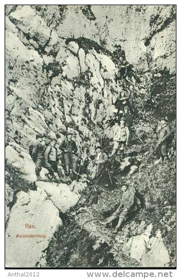 Bergsteigergruppe In Rax Am Reisstalersteig 1909 Verlag Julius Seiser - Raxgebiet