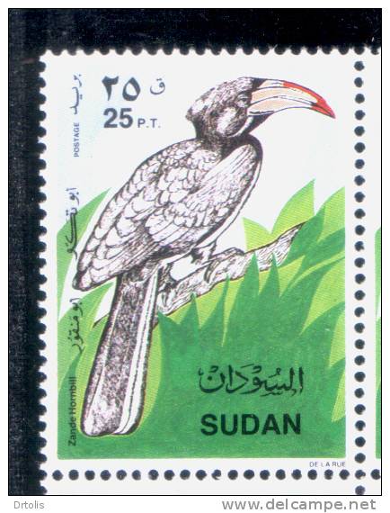 SUDAN 1990 / BIRDS / MNH / VF/ 5 SCANS. - Sudan (1954-...)