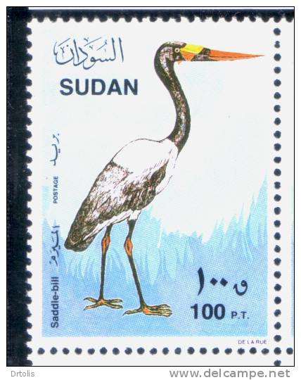 SUDAN 1990 / BIRDS / MNH / VF/ 5 SCANS. - Soudan (1954-...)