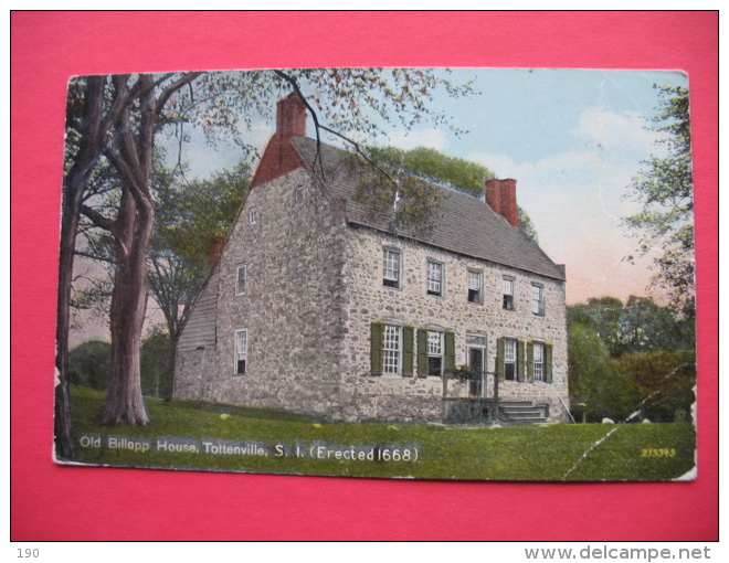 Old Billopp House,Tottenville,S.I. (Erected 1668) - Staten Island