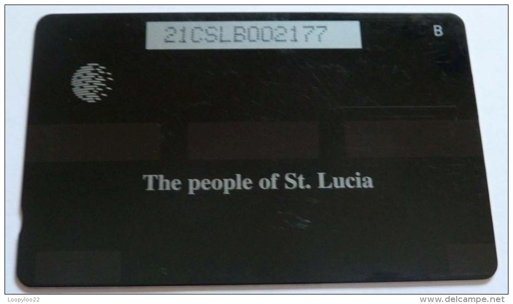 SAINT LUCIA - GPT - 21CSLB - $40 - STL-21B - 200ex - Mint - RARE - Sainte Lucie