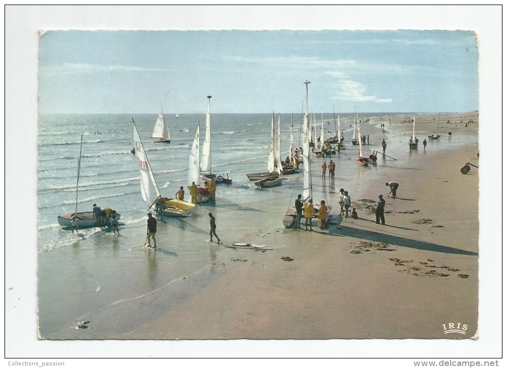 Cp ,  Sport , VOILE , Arrivée Des Régates , école De Voile , Saint Jean De Monts , Vendée , Voyagée , Ed : Théojac - Zeilen