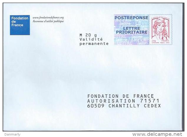 PAP Ciappa-Kawena: Fondation De France (14P177 Au Verso) - Prêts-à-poster:Answer/Ciappa-Kavena