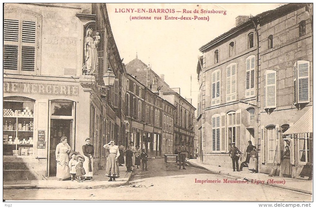 55 - PLESSIS BELLEVILLE,  RUE PRINCIPALE (ECRITE) - Ligny En Barrois