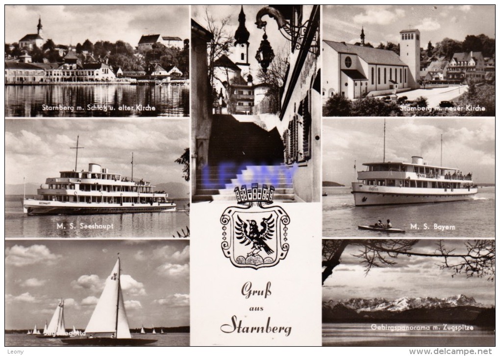 CPSM 10x15   De  STARNBERG - Gruss Aus - BATEAUX - Starnberg