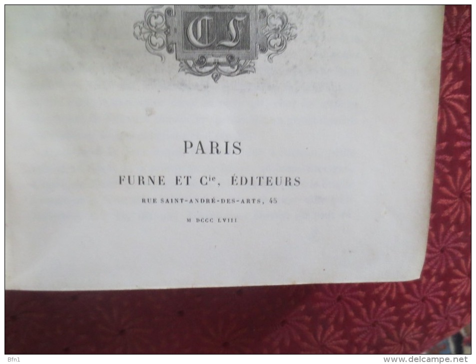 HISTOIRE DE GI BLAS DE SANTILLANE PAR LE SAGE 1868- PRIS FURNE - Jusque 1700