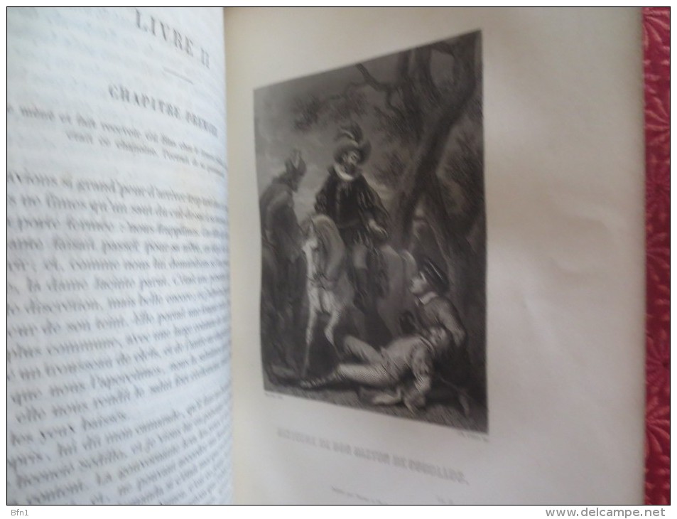 HISTOIRE DE GI BLAS DE SANTILLANE PAR LE SAGE 1868- PRIS FURNE