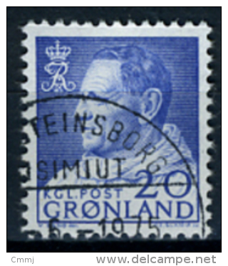 1963 - GROENLANDIA - GREENLAND - GRONLAND - Catg Mi. 52 - Used - (T/AE22022015....) - Usados