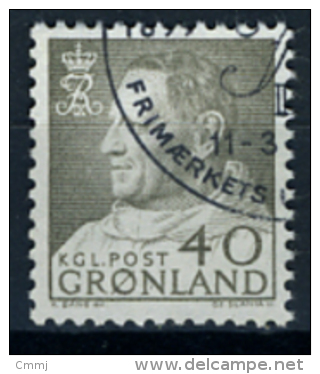 1963 - GROENLANDIA - GREENLAND - GRONLAND - Catg Mi. 55 - Used - (T/AE22022015....) - Usados