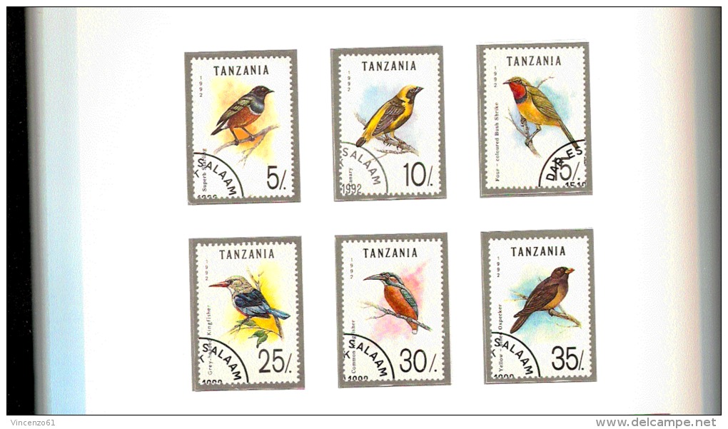 TANZANIA  SERIE COMPLETA - Colibris