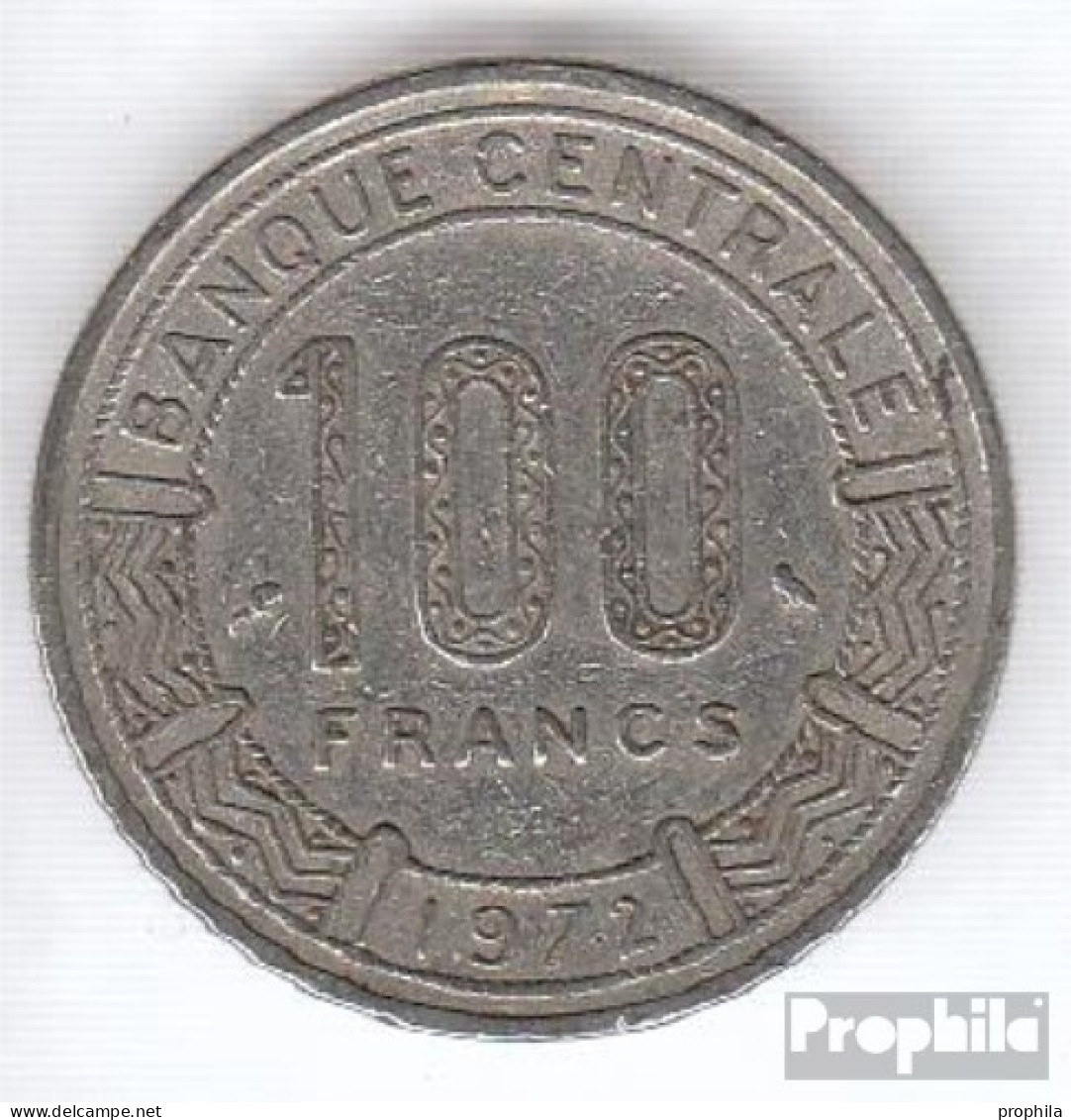 Kamerun KM-Nr. : 16 1972 Sehr Schön Nickel Sehr Schön 1972 100 Francs Antilopen - Cameroun