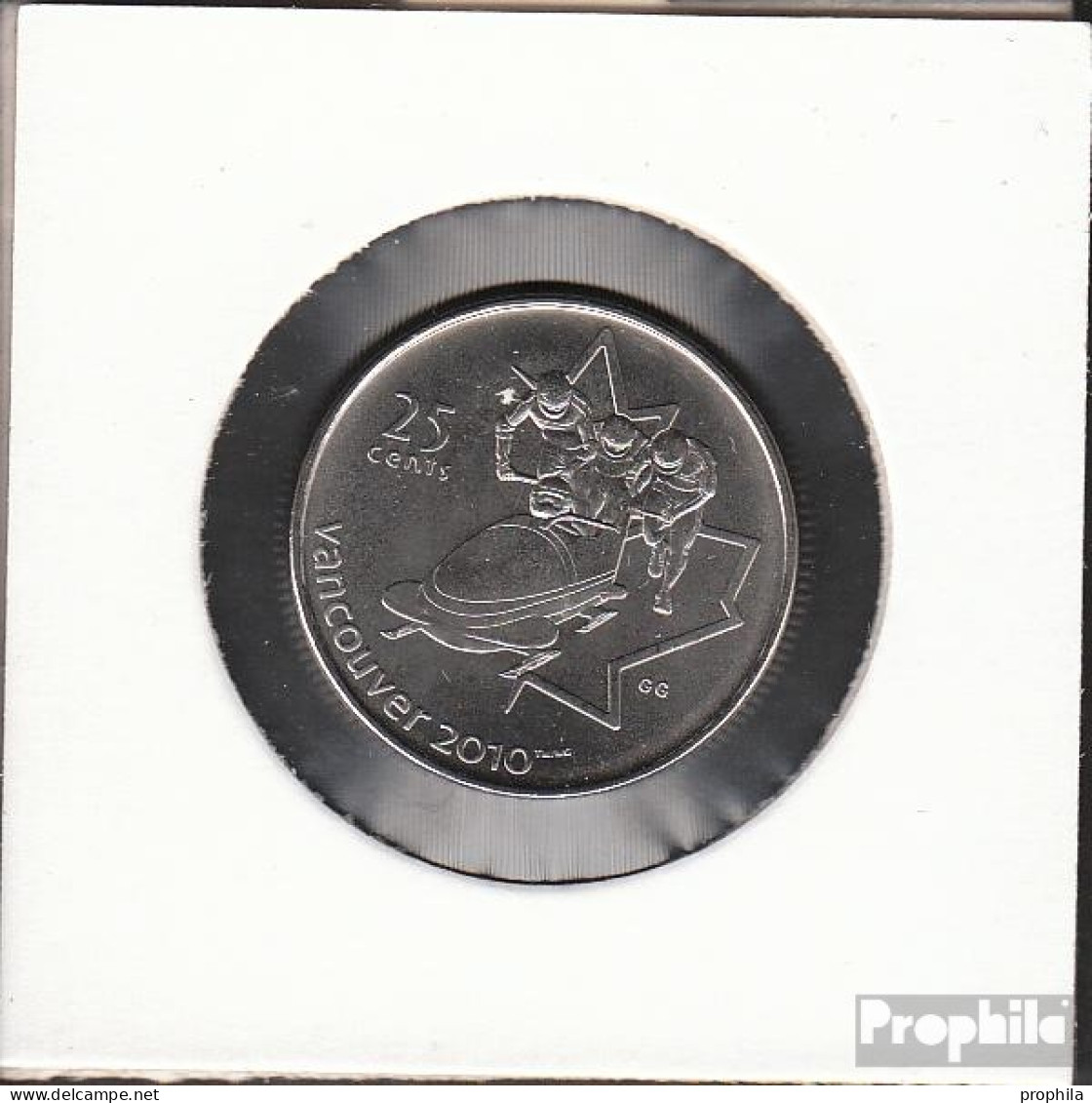 Kanada KM-Nr. : 841 2008 Stgl./unzirkuliert Stahl, Nickel Plattiert Stgl./unzirkuliert 2008 25 Cents Viererbob - Canada