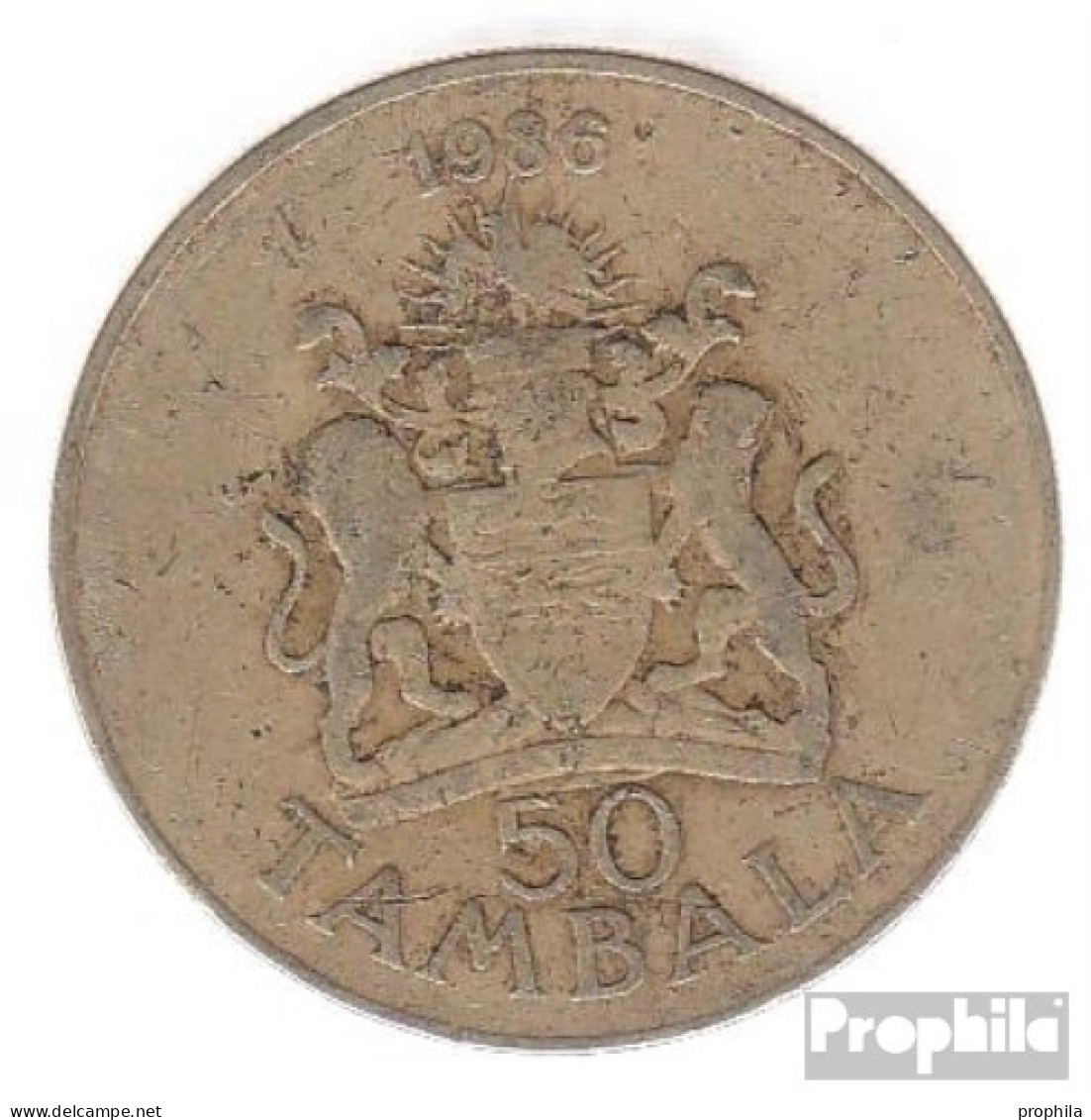 Malawi KM-Nr. : 19 1994 Sehr Schön Kupfer-Nickel-Zink Sehr Schön 1994 50 Tambala Wappen - Malawi