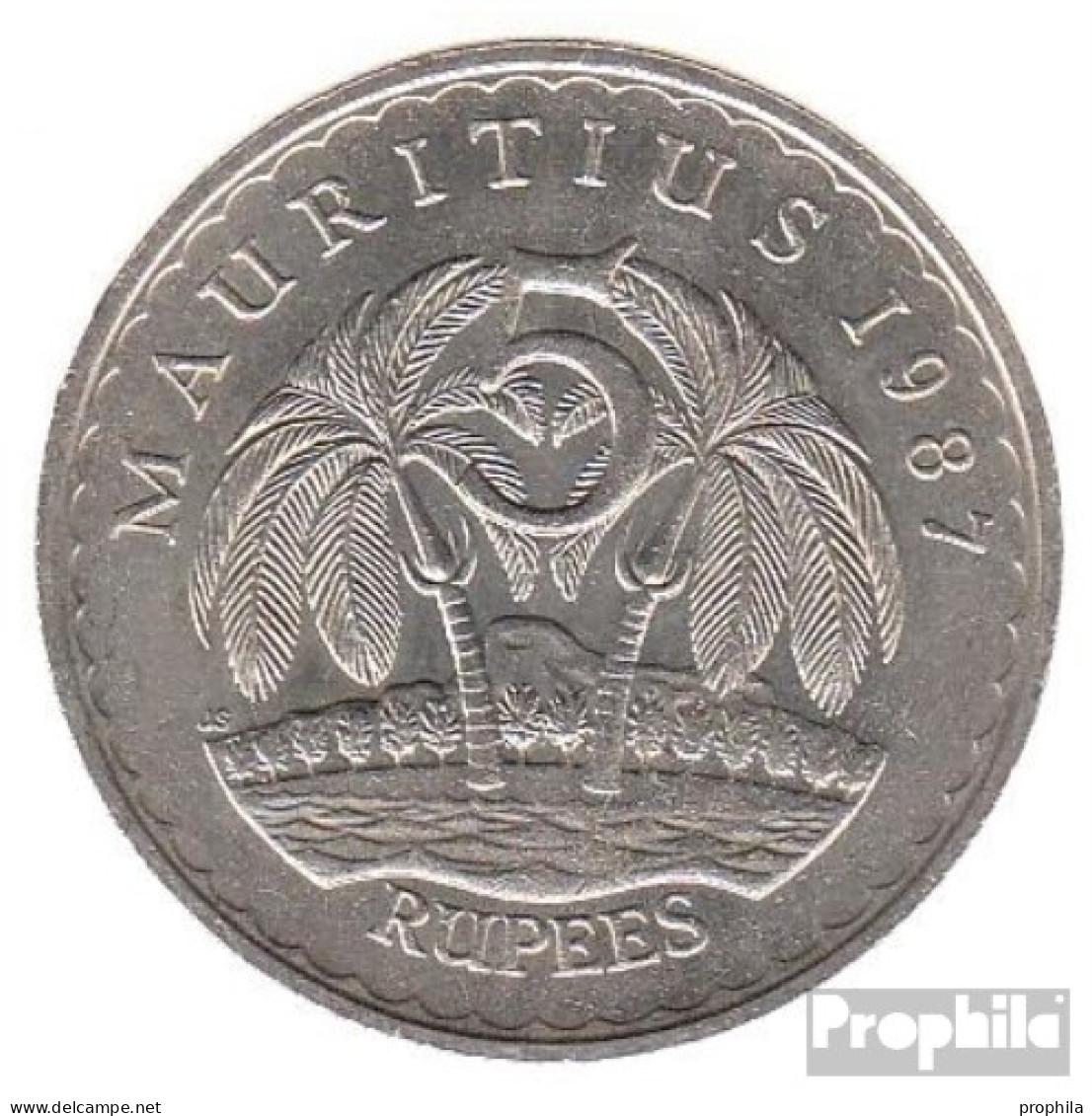 Mauritius KM-Nr. : 56 1992 Vorzüglich Kupfer-Nickel Vorzüglich 1992 5 Rupien Ramgoolam - Mauritius