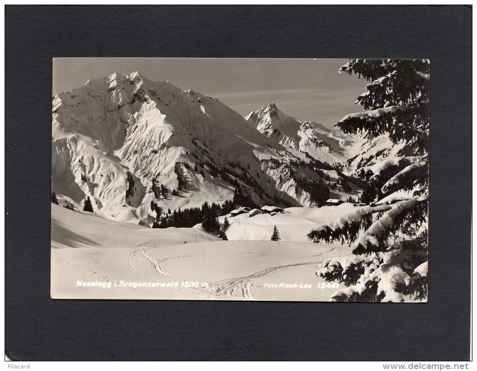 51654    Austria,  Nesslegg I.  Bregenzerwald 1500 M.,  VG  1957 - Schröcken