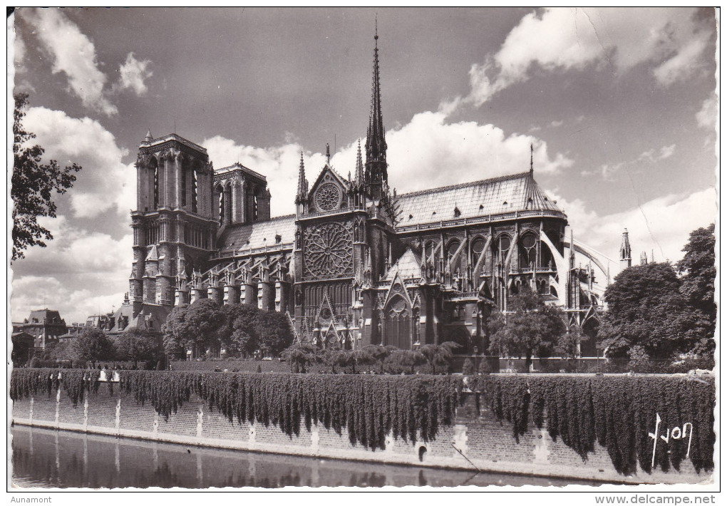 Francia--Paris--1966--Notre Dame---Cachet-Paris,  Bd .Arago - Notre Dame De Paris