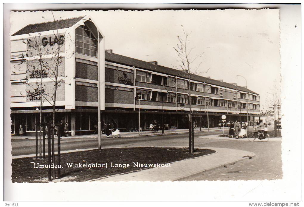 NL - NOORD-HOLLAND - VELSEN-IJMUIDEN, Winkelgalarij Lange Nieuwstraat, 1959 - IJmuiden