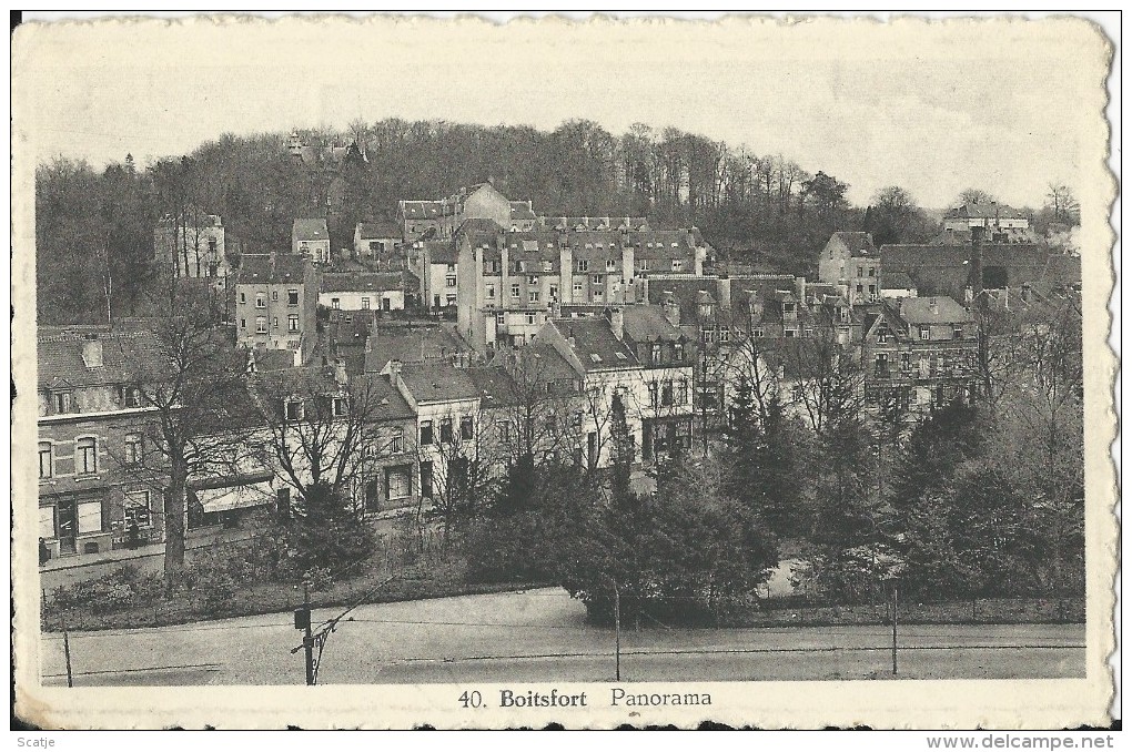 Boitsfort    Panorama;  194. Naar Waerschoot - Watermael-Boitsfort - Watermaal-Bosvoorde