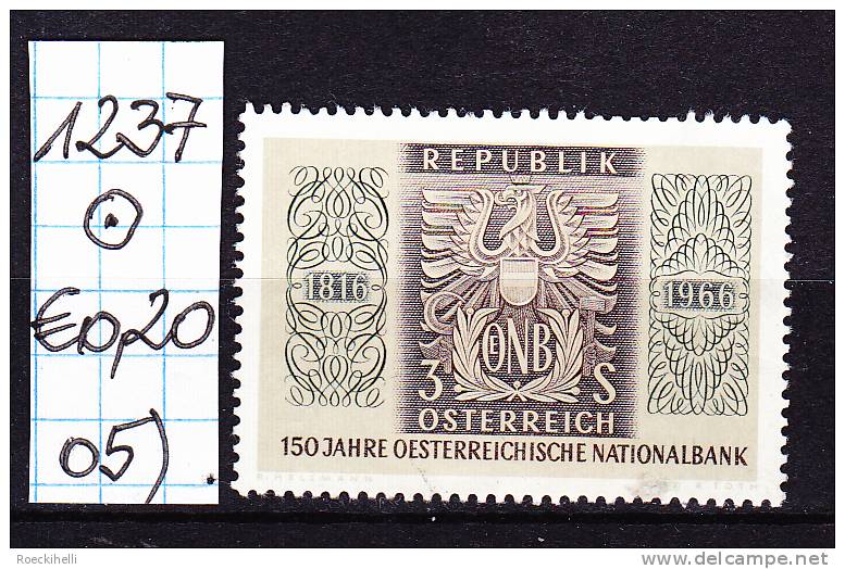 27.5.1966 - SM  "150 Jahre Österr. Nationalbank" -  O Gestempelt - Siehe Scan  (1237o 01-12) - Gebruikt