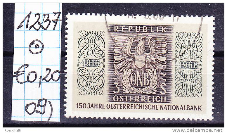 27.5.1966 - SM  "150 Jahre Österr. Nationalbank" -  o gestempelt - siehe Scan  (1237o 01-12)