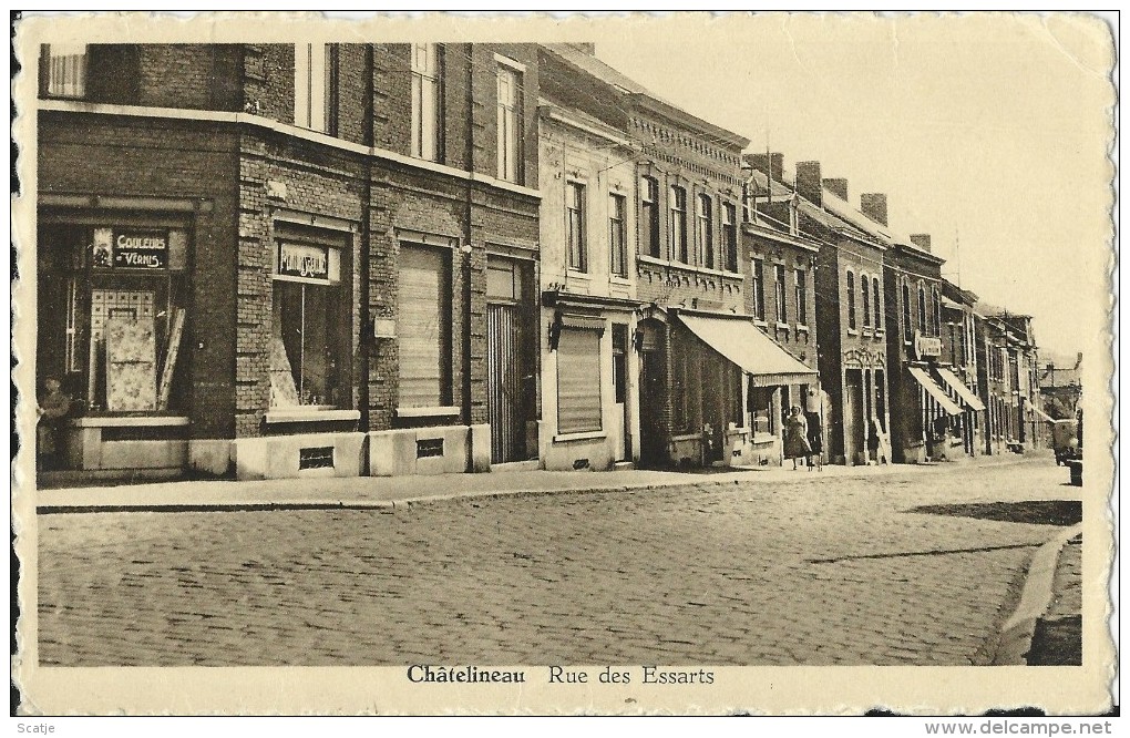 Châtelineau    Rue Des Essarts;   1964  Naar Zelzate - Chatelet
