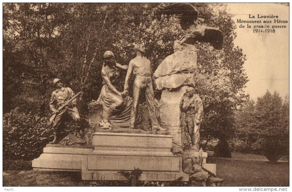 BELGIQUE - HAINAUT - LA LOUVIERE - Monument Aux Héros De La Grande Guerre 1914-1918. - La Louvière
