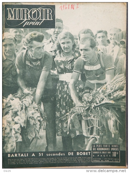 Miroir Sprint N°7 - Tour De France 1948 - Bartali à 51 Secondes De Bobet - 1900 - 1949